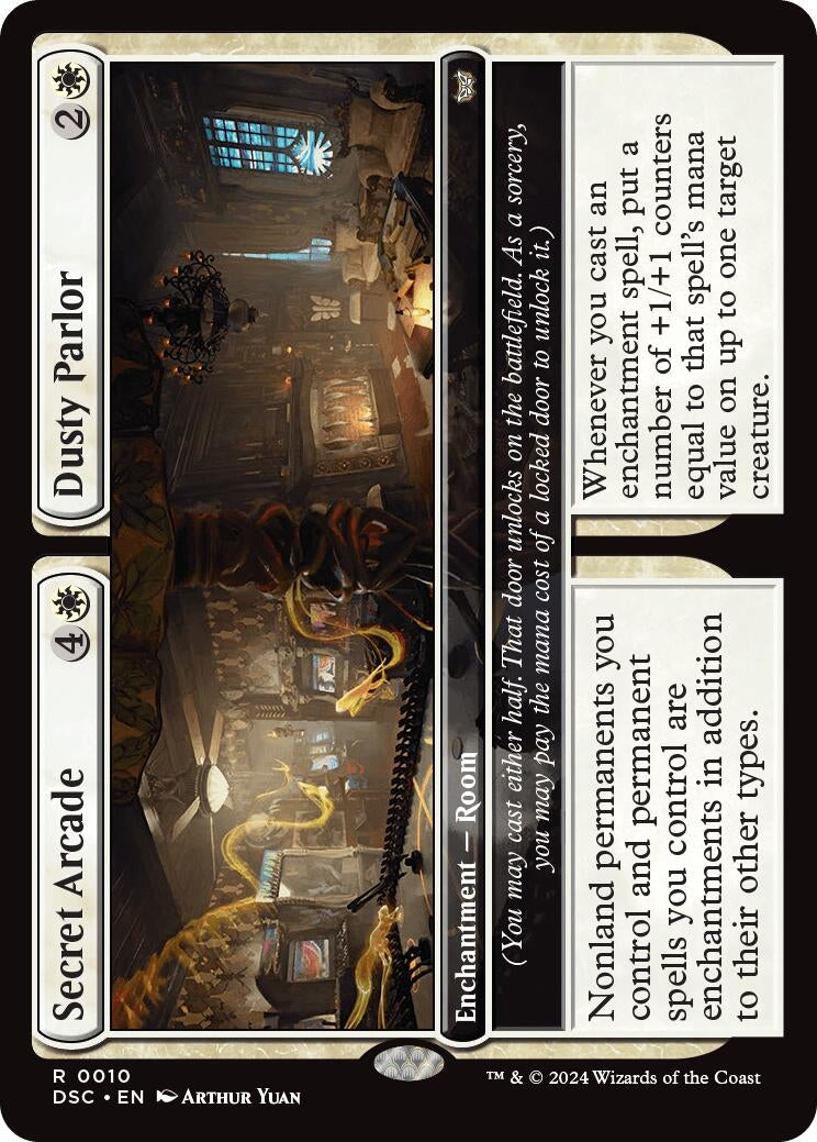 Image for Secret Arcade // Dusty Parlor (10) (DSC) - Magic: The Gathering