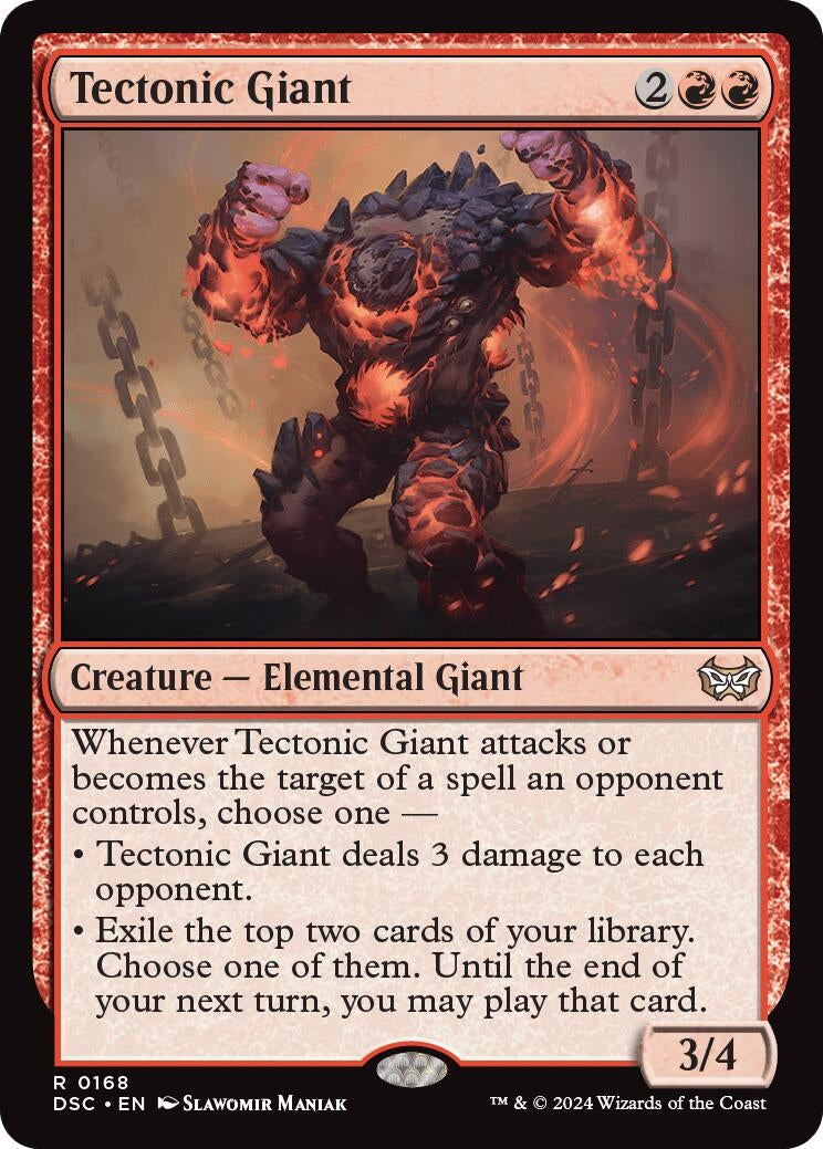 Image for Tectonic Giant (168) (DSC) - Magic: The Gathering