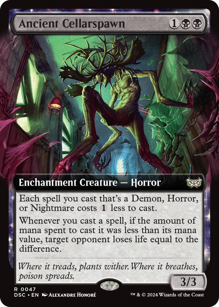 Image for Ancient Cellarspawn (Extended Art) (47) (DSC) - Magic: The Gathering