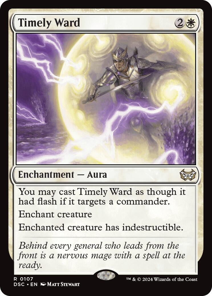 Image for Timely Ward (107) (DSC) - Magic: The Gathering