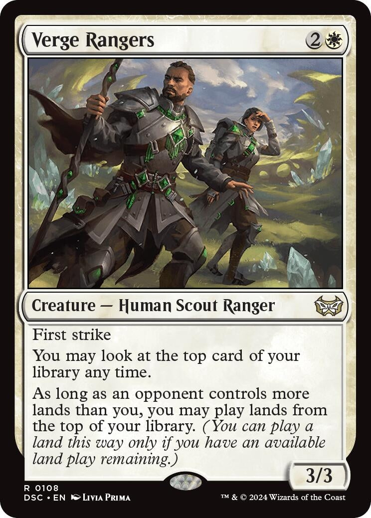 Image for Verge Rangers (108) (DSC) - Magic: The Gathering