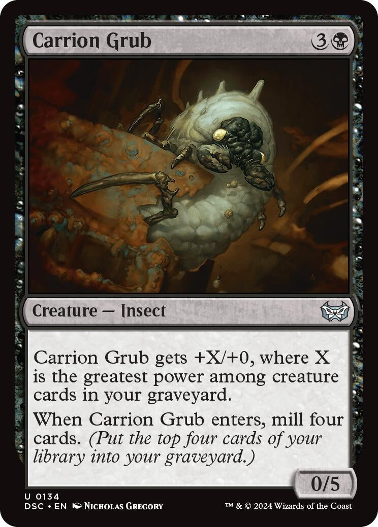 Image for Carrion Grub (134) (DSC) - Magic: The Gathering