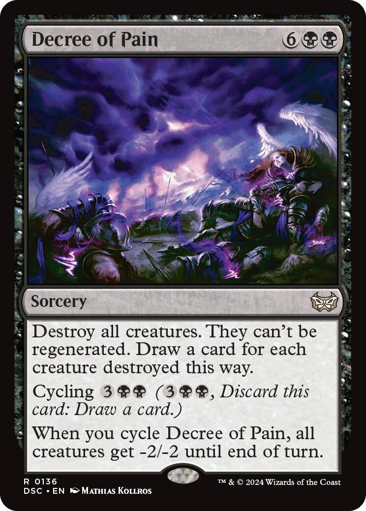 Image for Decree of Pain (136) (DSC) - Magic: The Gathering