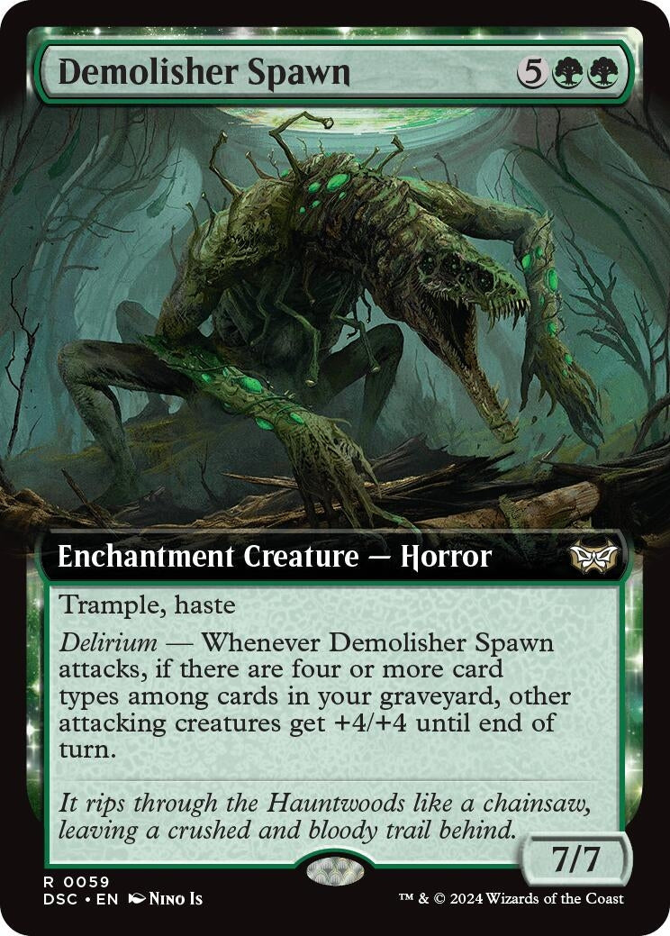 Image for Demolisher Spawn (Extended Art) (59) (DSC) - Magic: The Gathering