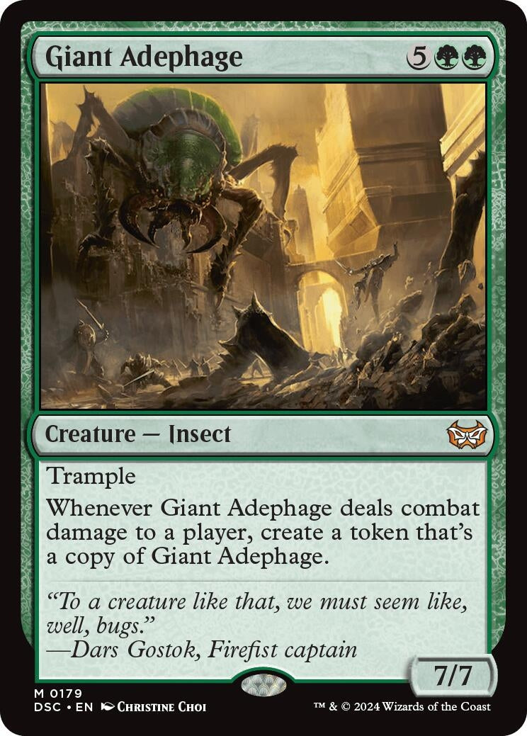 Image for Giant Adephage (179) (DSC) - Magic: The Gathering