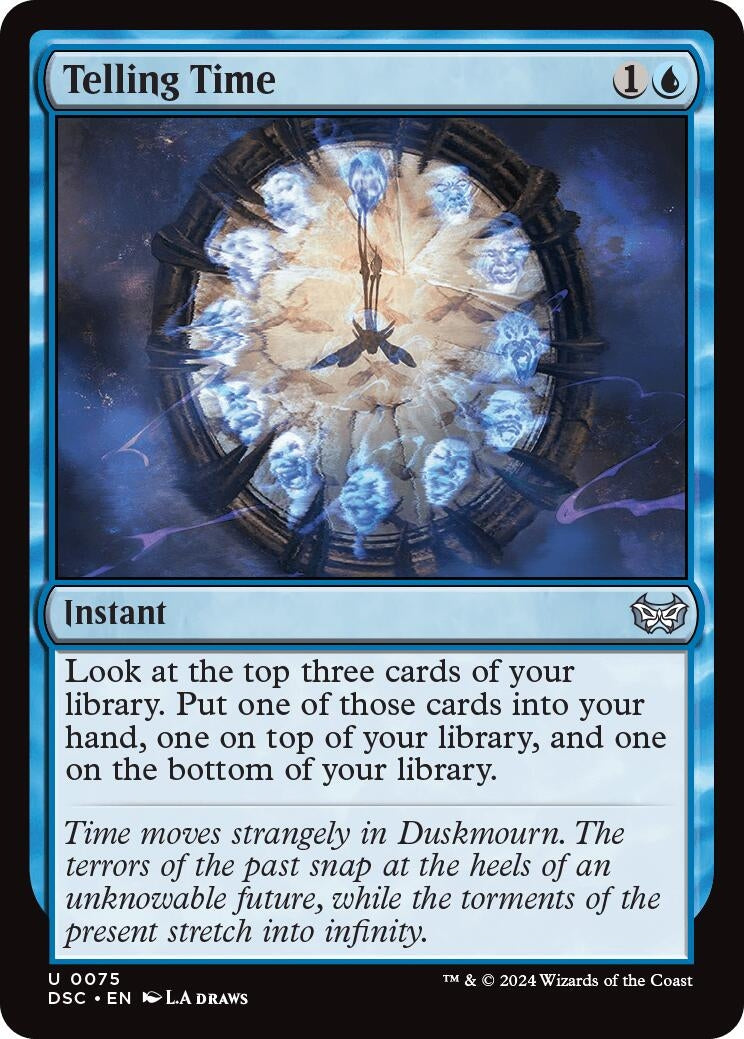 Image for Telling Time (75) (DSC) - Magic: The Gathering