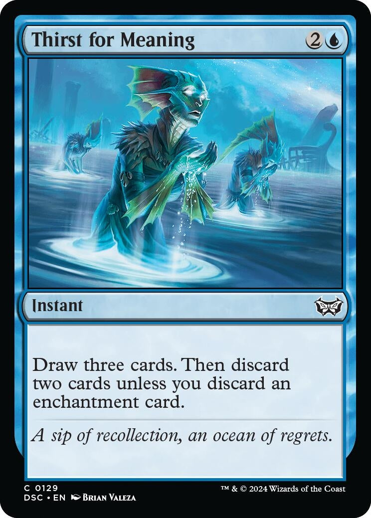 Image for Thirst for Meaning (129) (DSC) - Magic: The Gathering