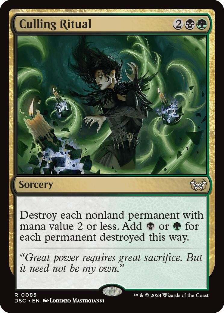 Image for Culling Ritual (85) (DSC) - Magic: The Gathering
