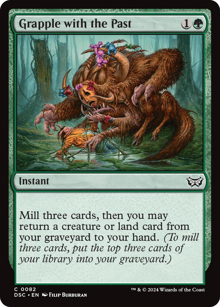 Image for Grapple with the Past (82) (DSC) - Magic: The Gathering