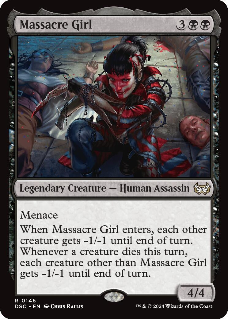 Image for Massacre Girl (146) (DSC) - Magic: The Gathering