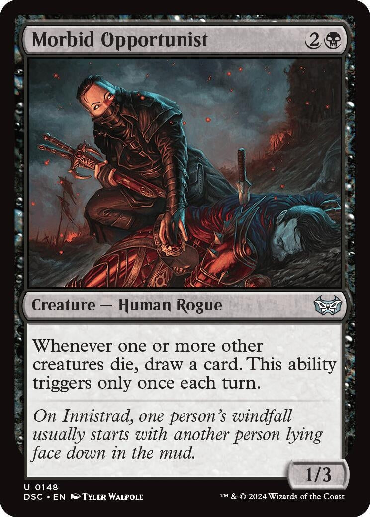Image for Morbid Opportunist (148) (DSC) - Magic: The Gathering
