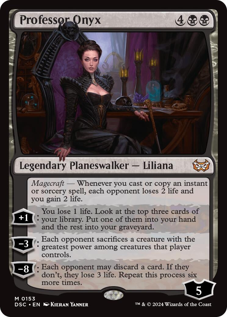 Image for Professor Onyx (153) (DSC) - Magic: The Gathering