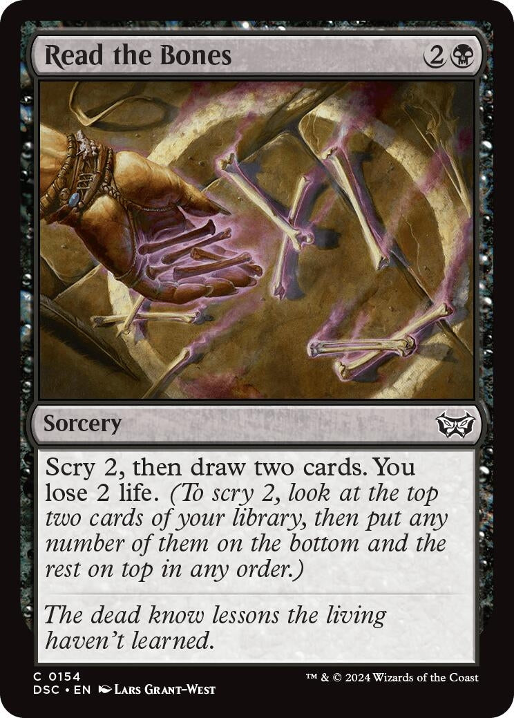 Image for Read the Bones (154) (DSC) - Magic: The Gathering