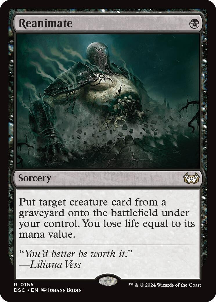 Image for Reanimate (155) (DSC) - Magic: The Gathering