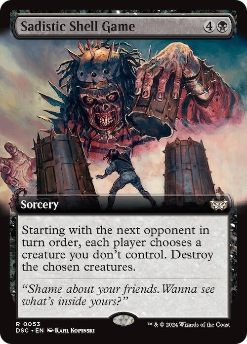 Image for Sadistic Shell Game (Extended Art) (53) (DSC) - Magic: The Gathering