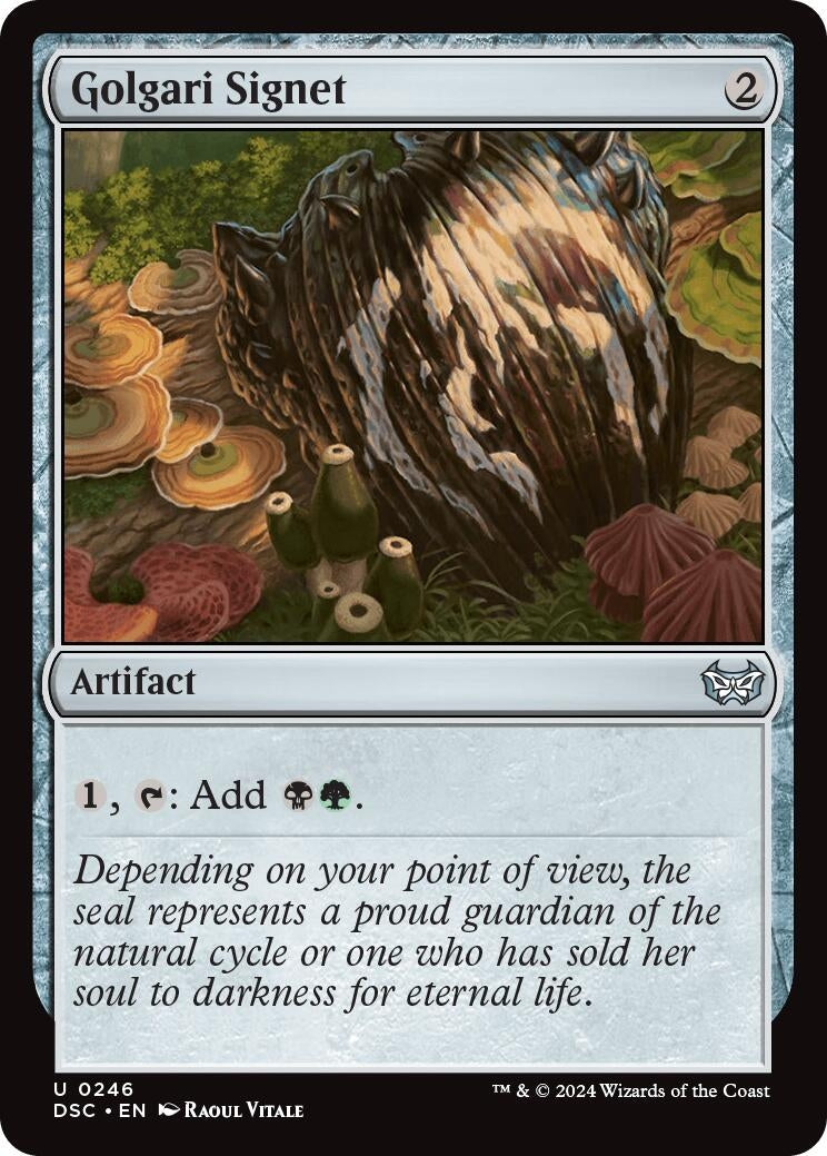 Image for Golgari Signet (246) (DSC) - Magic: The Gathering
