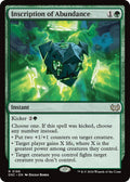 Image for Inscription of Abundance (186) (DSC) - Magic: The Gathering