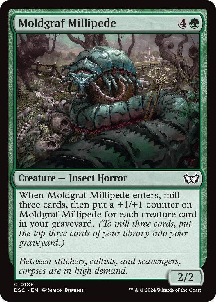 Image for Moldgraf Millipede (188) (DSC) - Magic: The Gathering