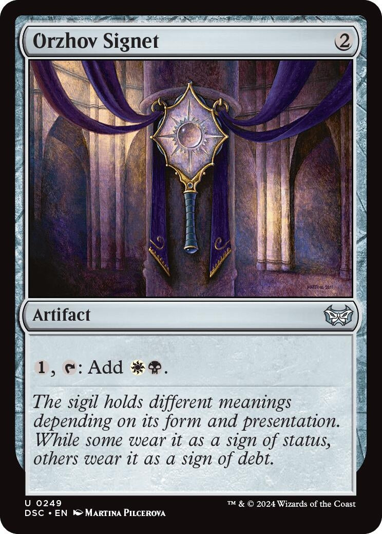 Image for Orzhov Signet (249) (DSC) - Magic: The Gathering
