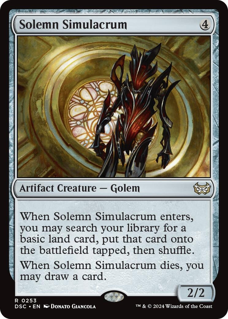 Image for Solemn Simulacrum (253) (DSC) - Magic: The Gathering