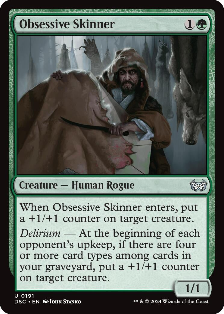 Image for Obsessive Skinner (191) (DSC) - Magic: The Gathering