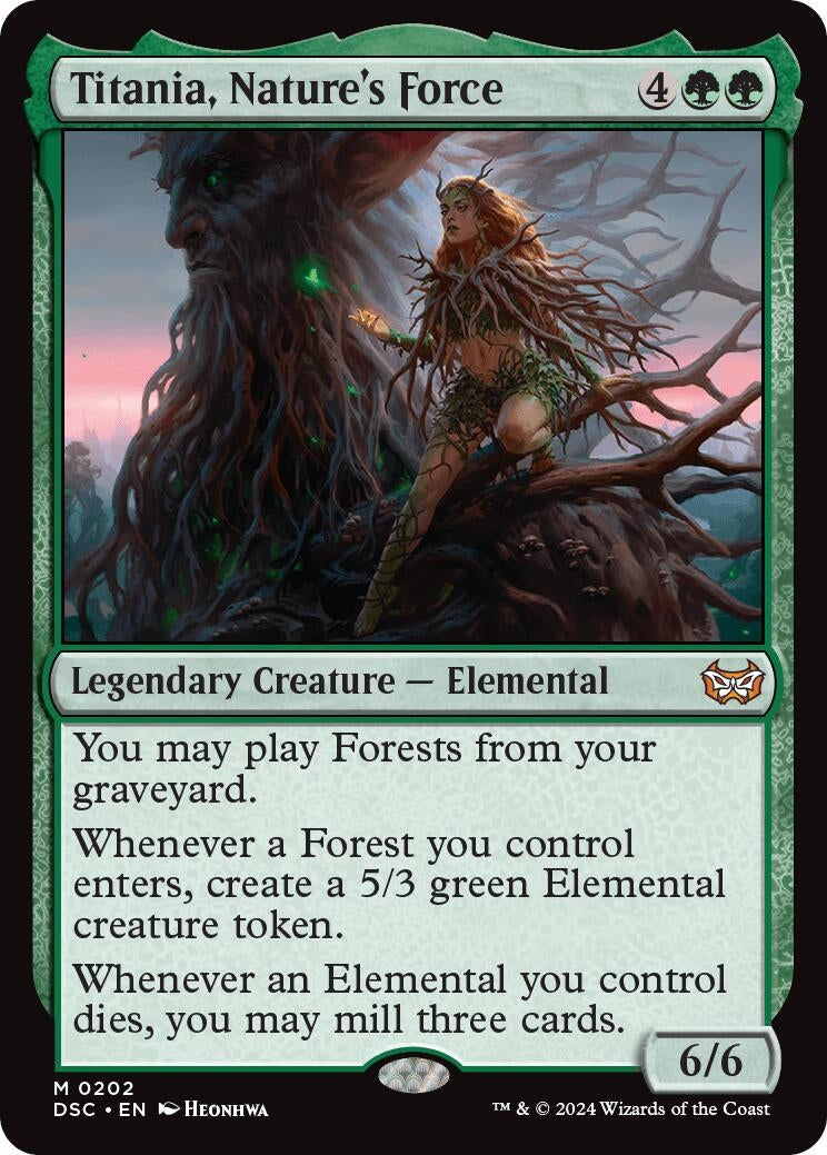Image for Titania, Nature's Force (202) (DSC) - Magic: The Gathering