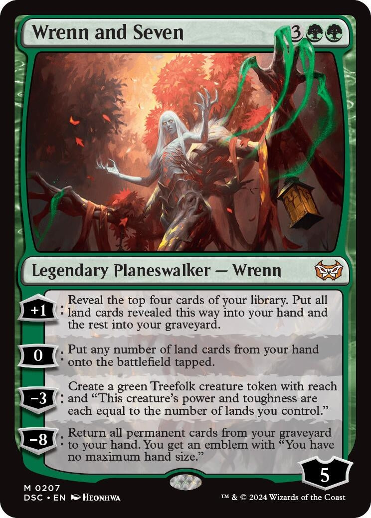 Image for Wrenn and Seven (207) (DSC) - Magic: The Gathering