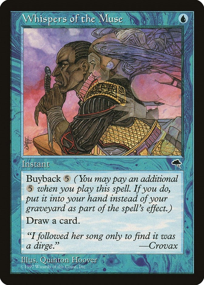 Image for Whispers of the Muse (103) (TMP) - Magic: The Gathering
