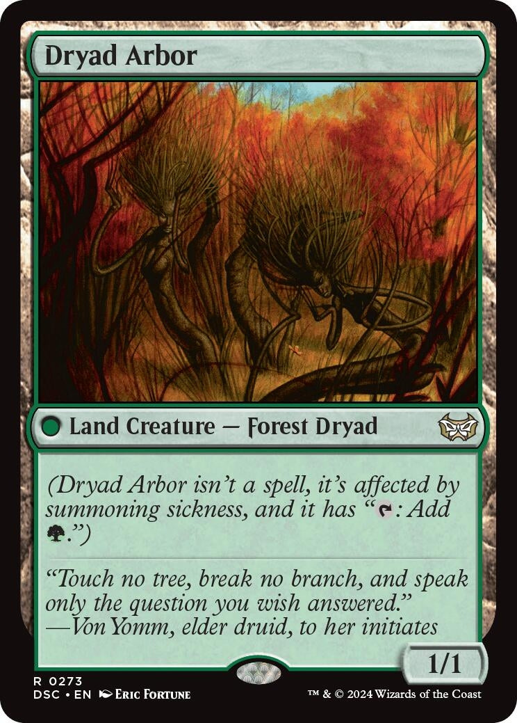 Image for Dryad Arbor (273) (DSC) - Magic: The Gathering