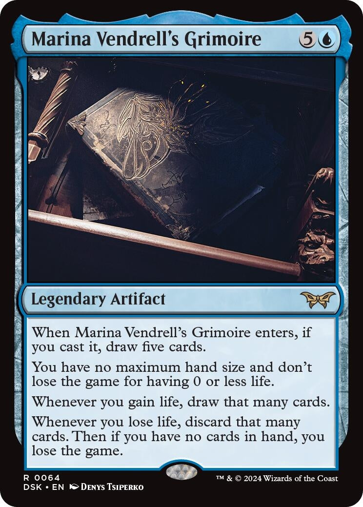 Image for Marina Vendrell's Grimoire (64) (DSK) - Magic: The Gathering