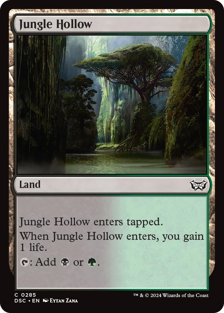 Image for Jungle Hollow (285) (DSC) - Magic: The Gathering