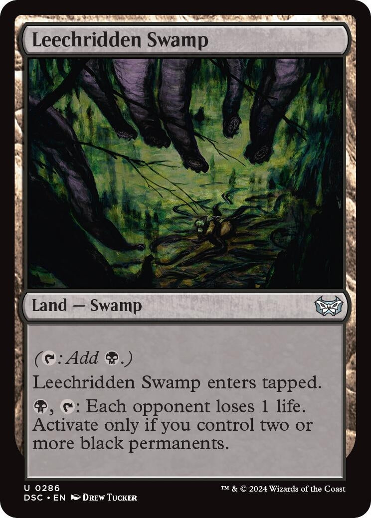 Image for Leechridden Swamp (286) (DSC) - Magic: The Gathering
