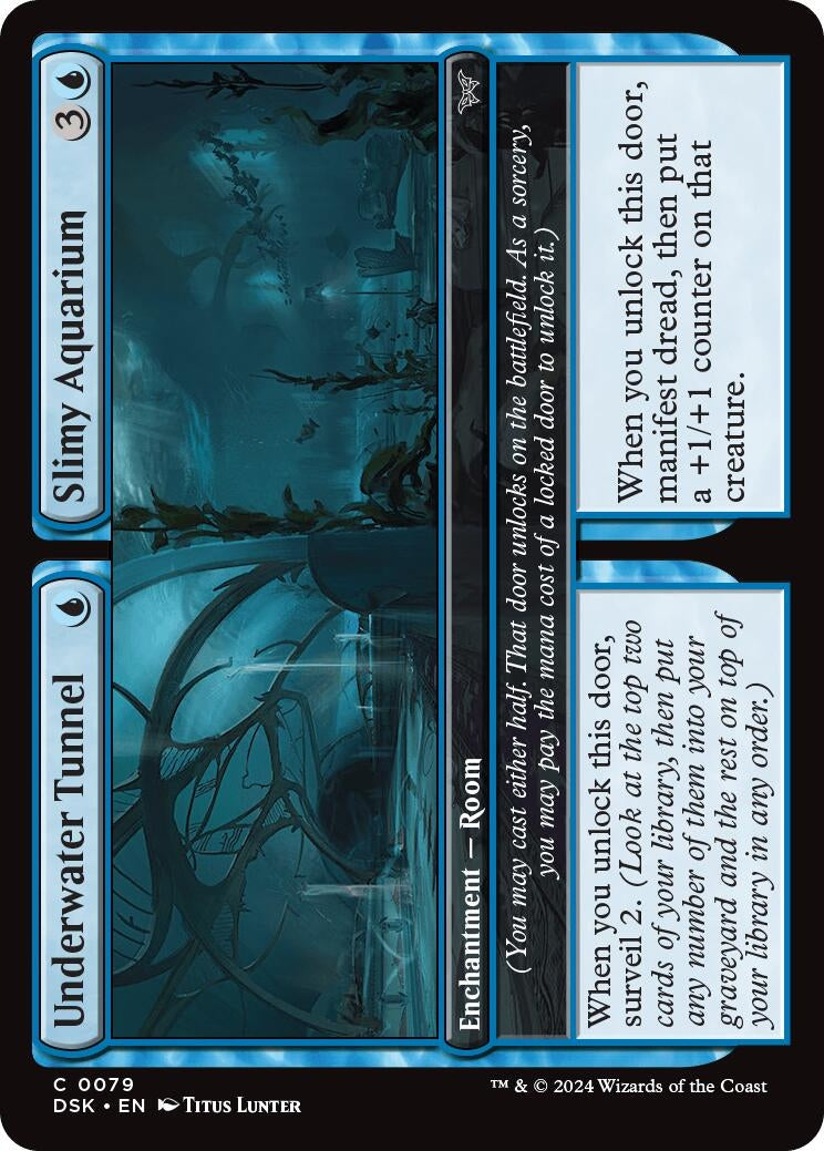 Image for Underwater Tunnel // Slimy Aquarium (79) (DSK) - Magic: The Gathering