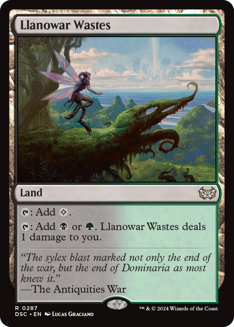 Image for Llanowar Wastes (287) (DSC) - Magic: The Gathering