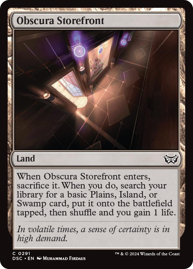 Image for Obscura Storefront (291) (DSC) - Magic: The Gathering