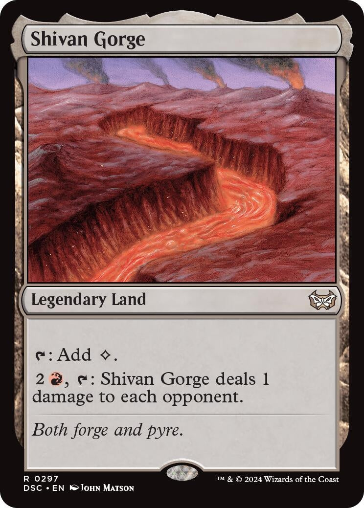 Image for Shivan Gorge (297) (DSC) - Magic: The Gathering