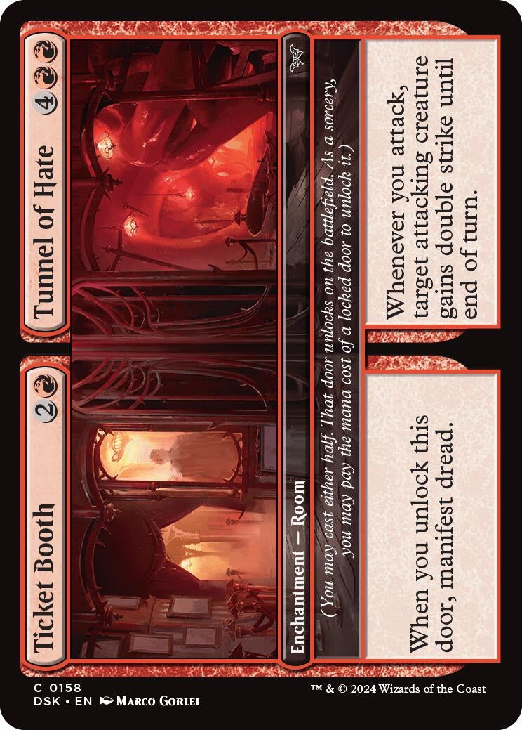 Image for Ticket Booth // Tunnel of Hate (158) (DSK) - Magic: The Gathering
