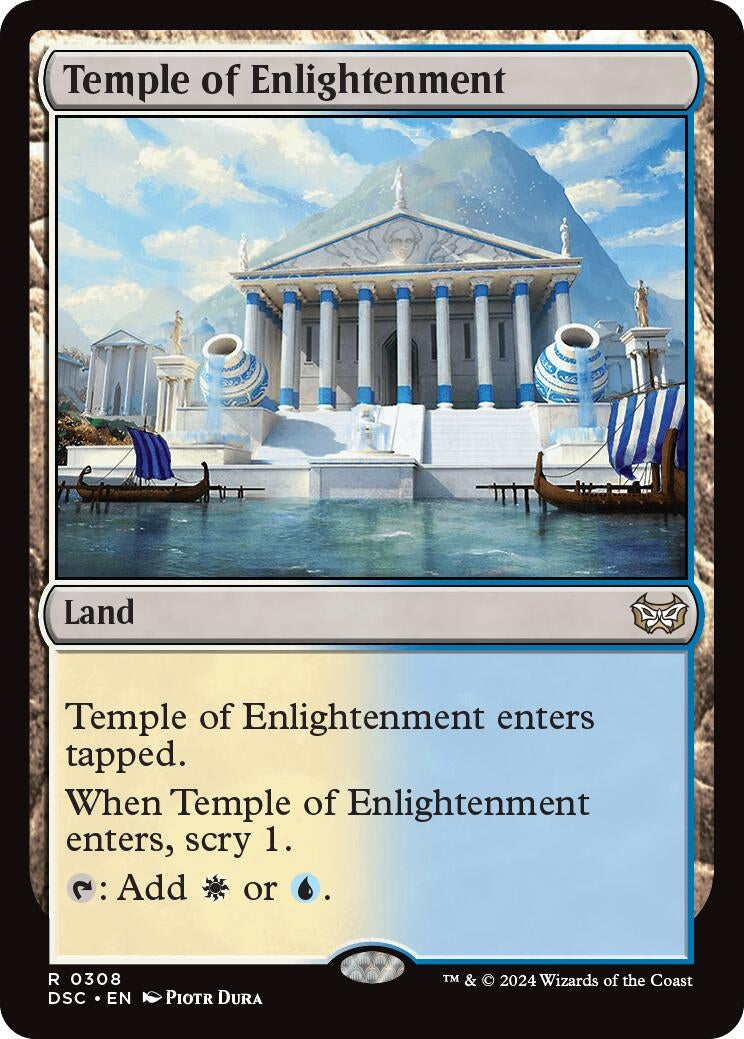 Image for Temple of Enlightenment (308) (DSC) - Magic: The Gathering