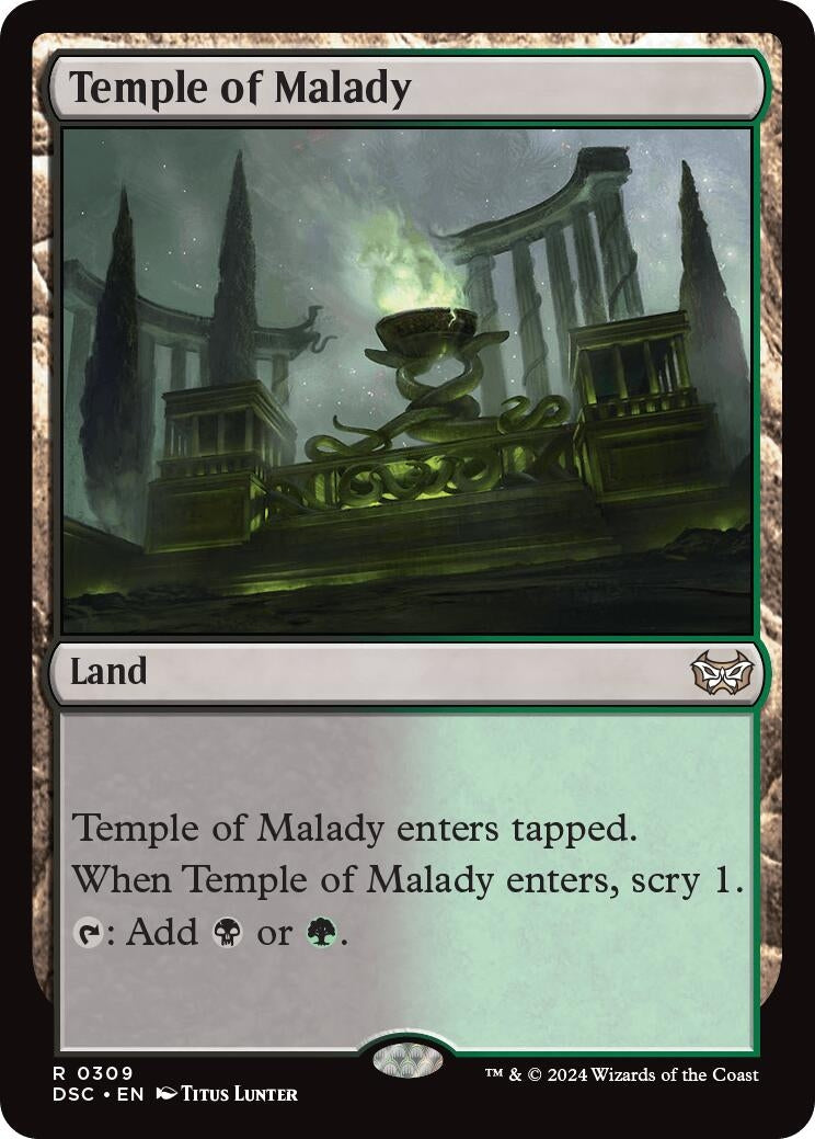Image for Temple of Malady (309) (DSC) - Magic: The Gathering