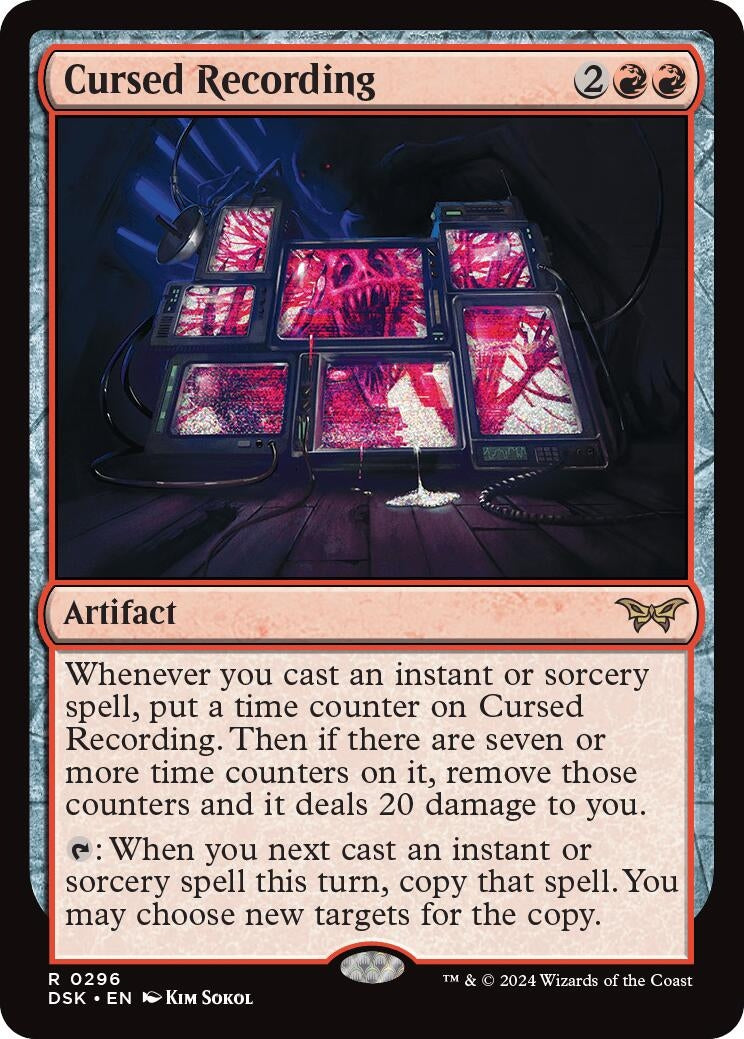 Image for Cursed Recording (0296) (296) (DSK) - Magic: The Gathering