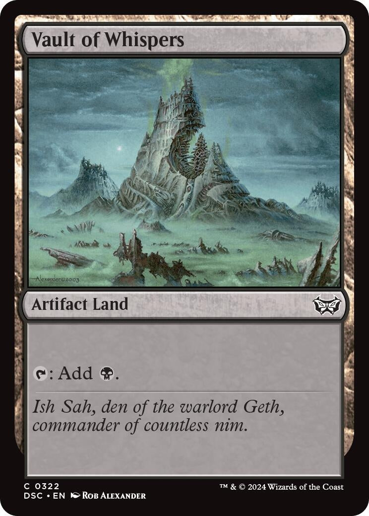 Image for Vault of Whispers (322) (DSC) - Magic: The Gathering