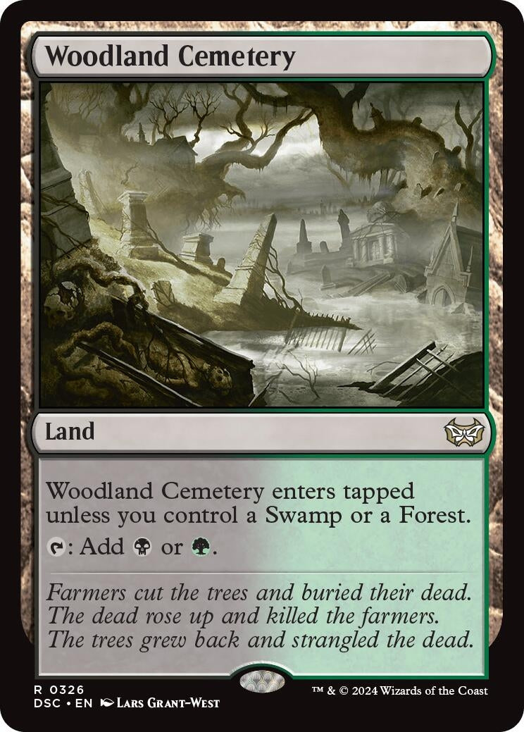 Image for Woodland Cemetery (326) (DSC) - Magic: The Gathering