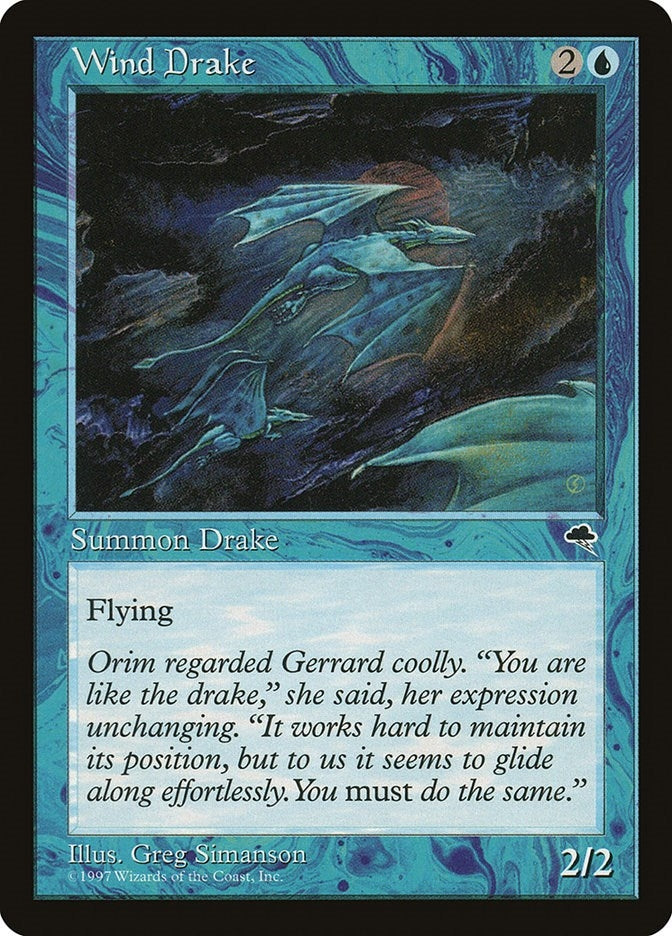 Image for Wind Drake (105) (TMP) - Magic: The Gathering