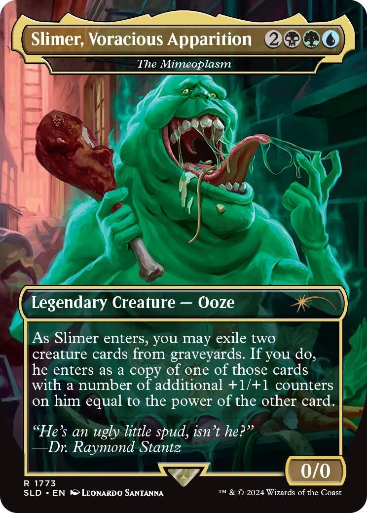 Image for Slimer, Voracious Apparition - The Mimeoplasm (1773) (SLD) - Magic: The Gathering