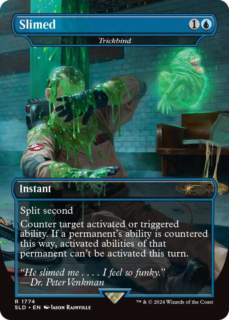 Image for Slimed - Trickbind (1774) (SLD) - Magic: The Gathering
