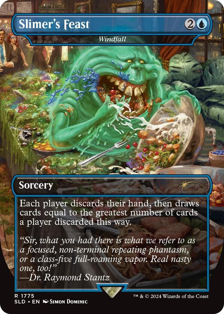 Image for Slimer's Feast - Windfall (1775) (SLD) - Magic: The Gathering