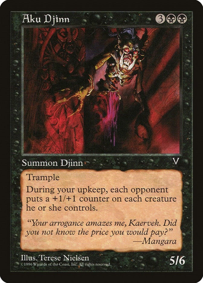 Image for Aku Djinn (VIS) - Magic: The Gathering
