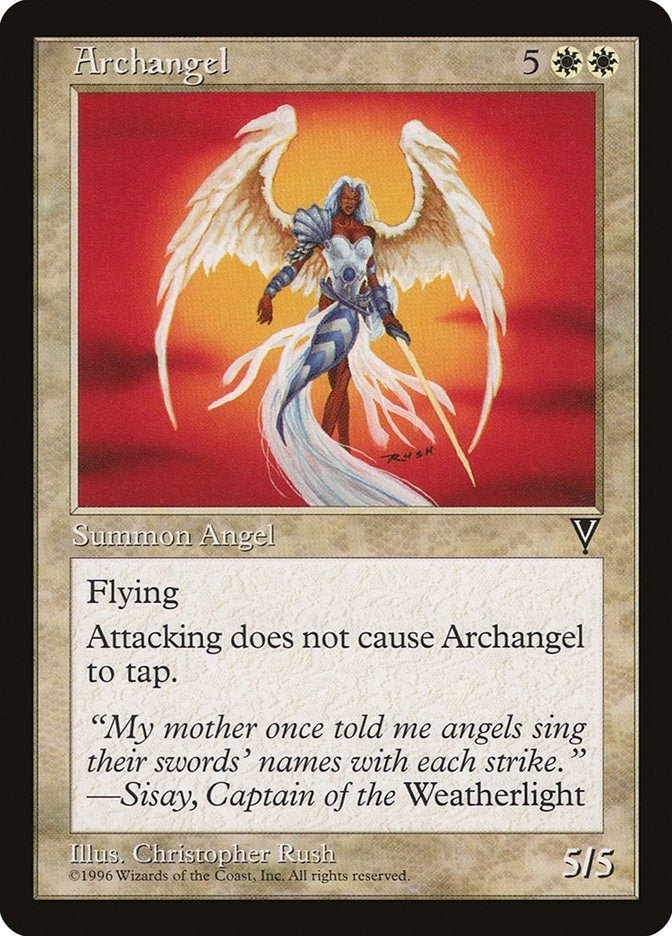 Image for Archangel (VIS) - Magic: The Gathering