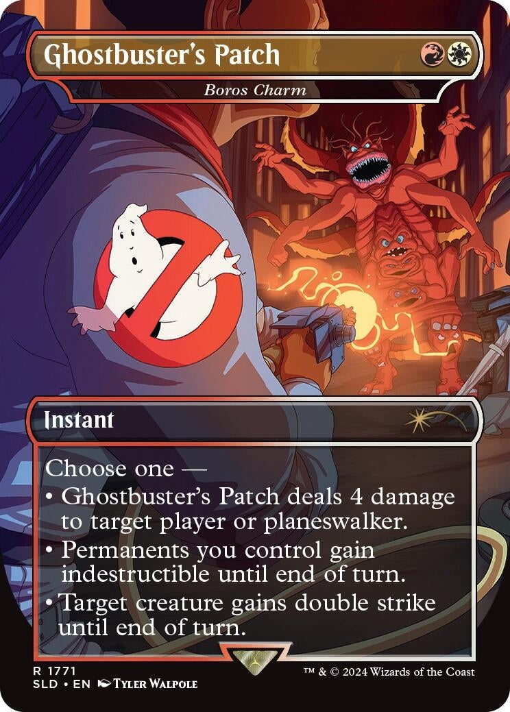 Image for Ghostbuster's Patch - Boros Charm (1771) (SLD) - Magic: The Gathering