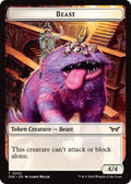 Image for Beast // Copy Double-Sided Token (3 // 1) (DSK) - Magic: The Gathering